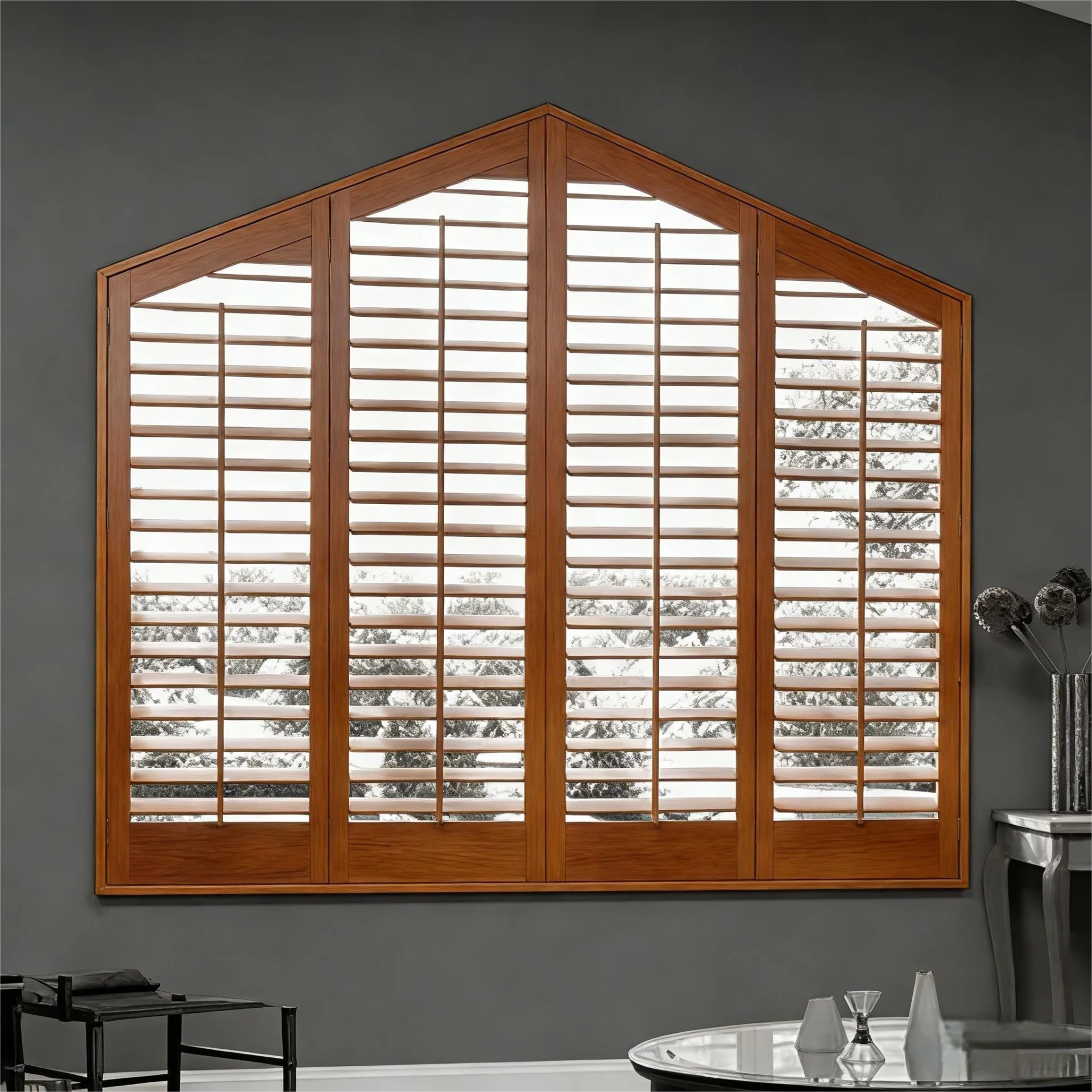 Wood shutter detail texture