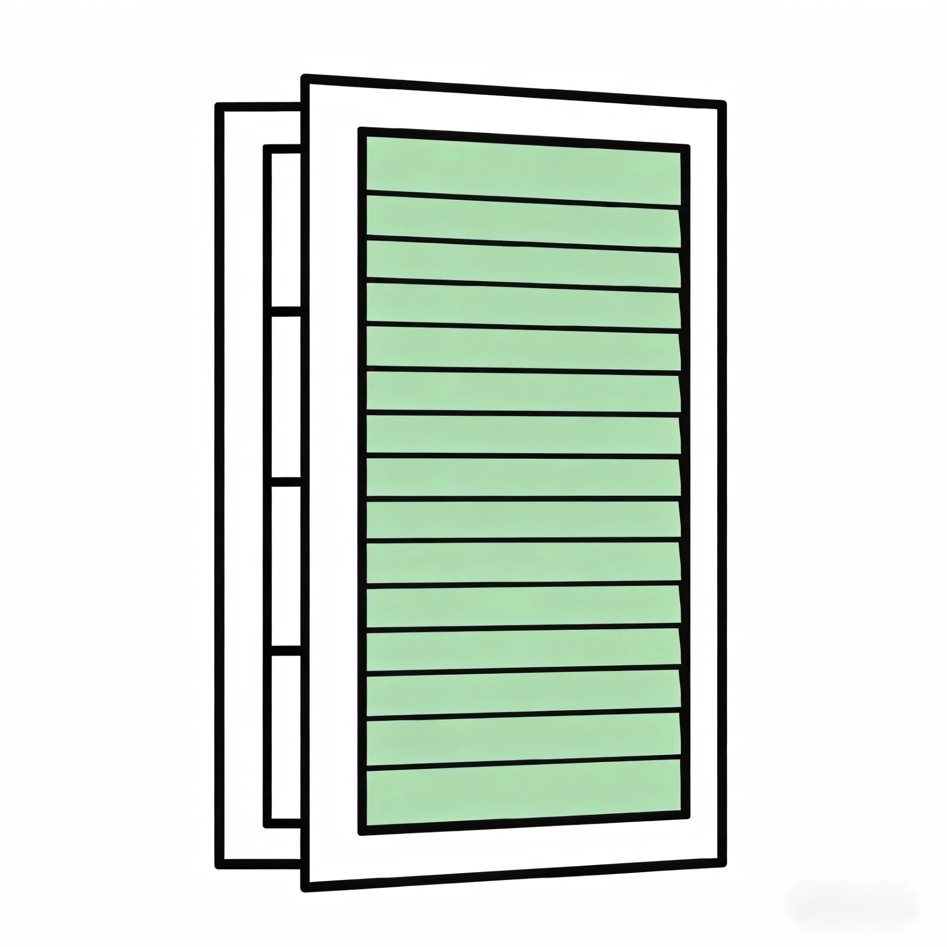 Single Panel Right Opening Configuration