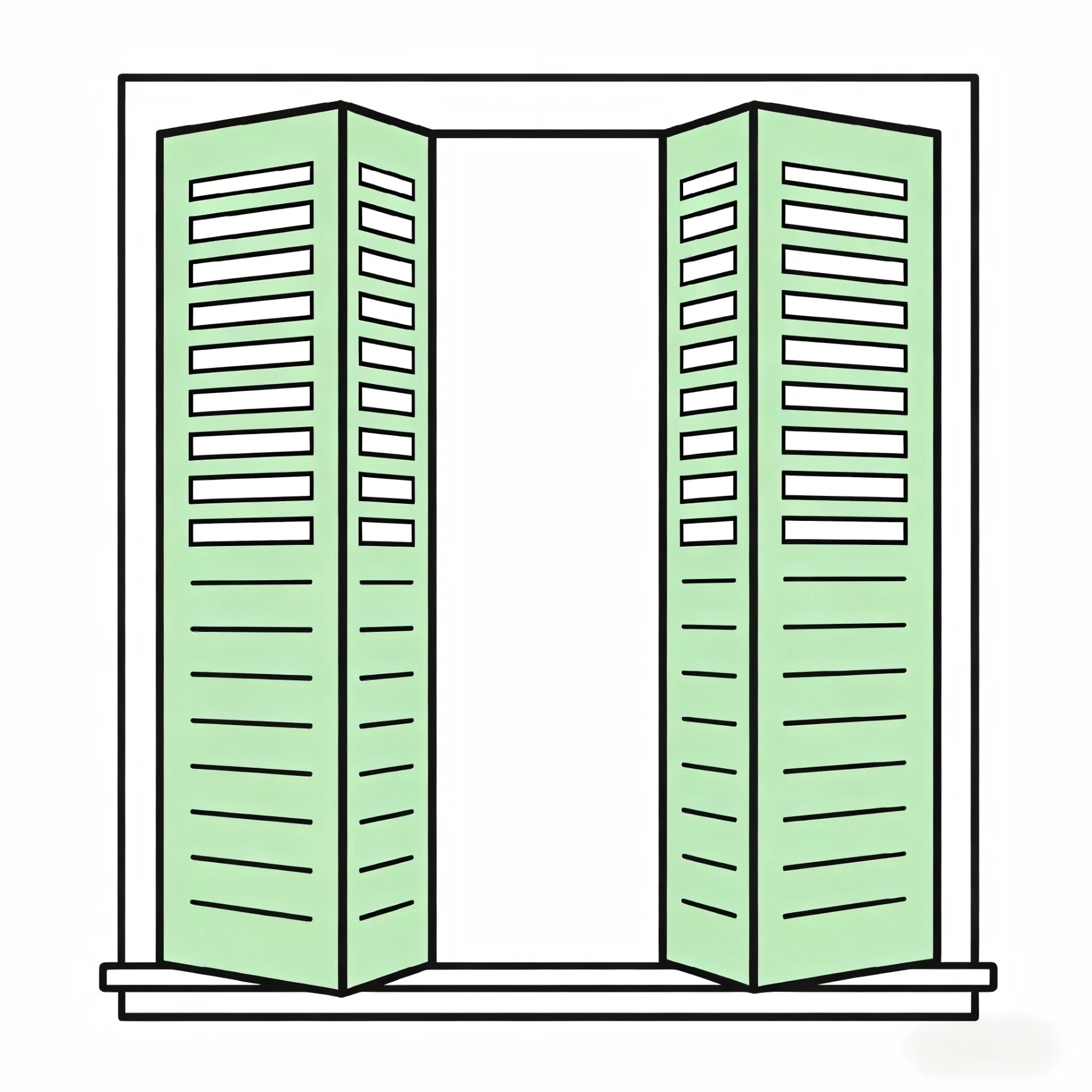 Four Panel Split Configuration