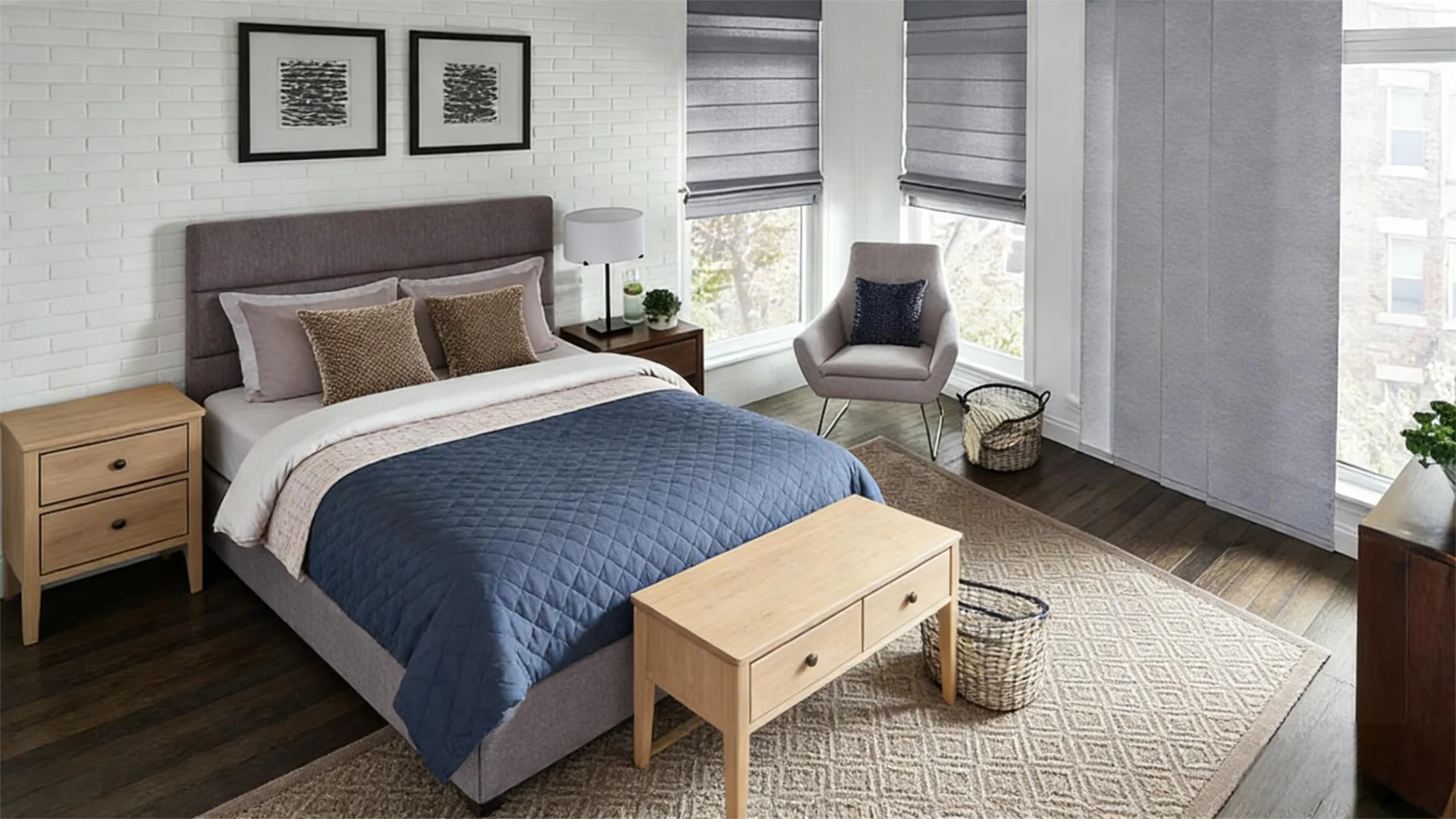 Sliding panel detail and fabric texture