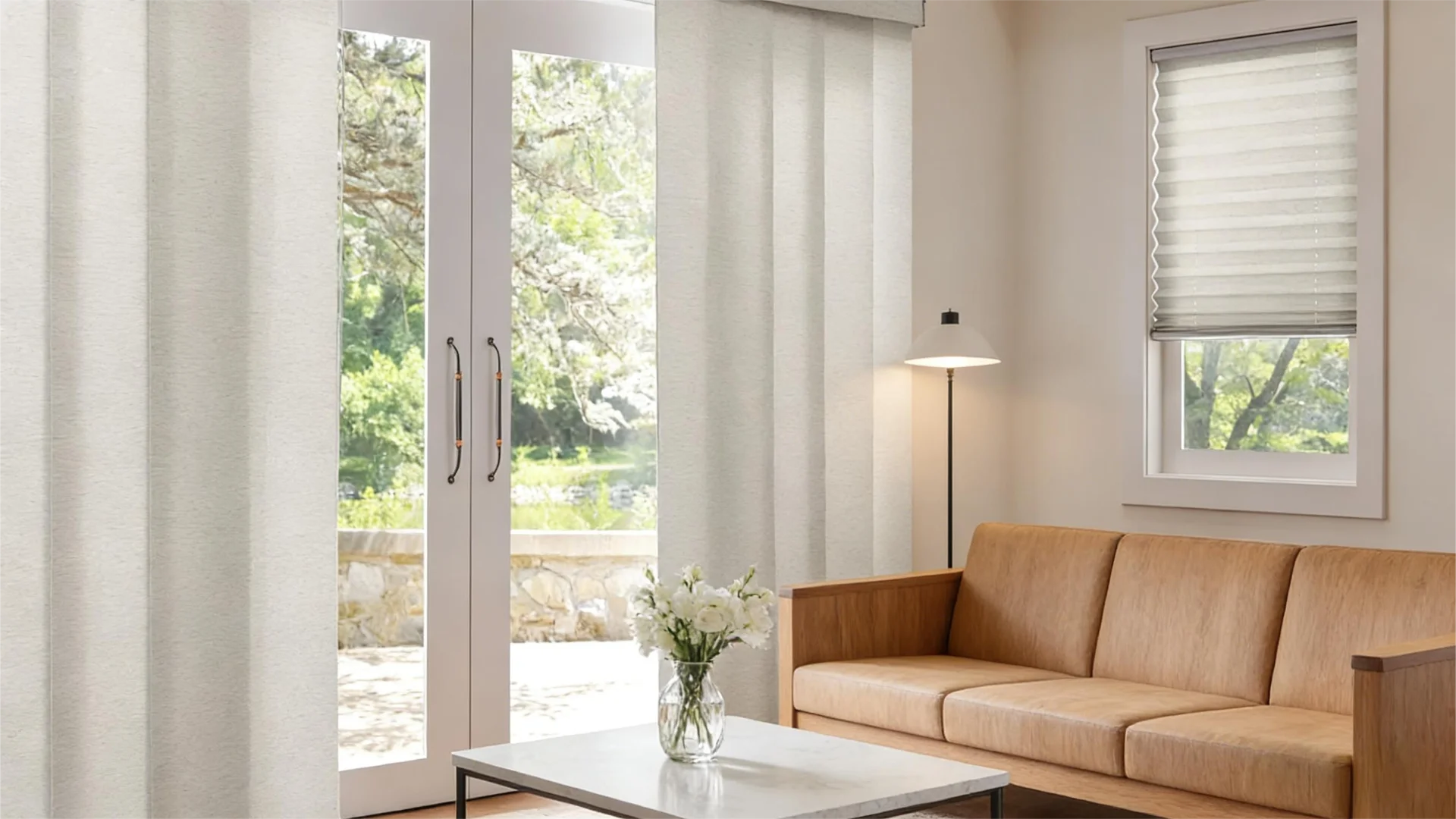 Sliding panels as room dividers