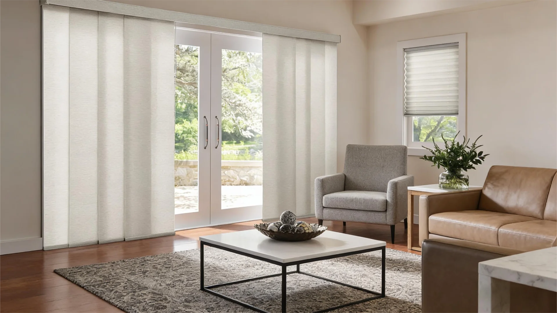 Precise light control with sliding panels