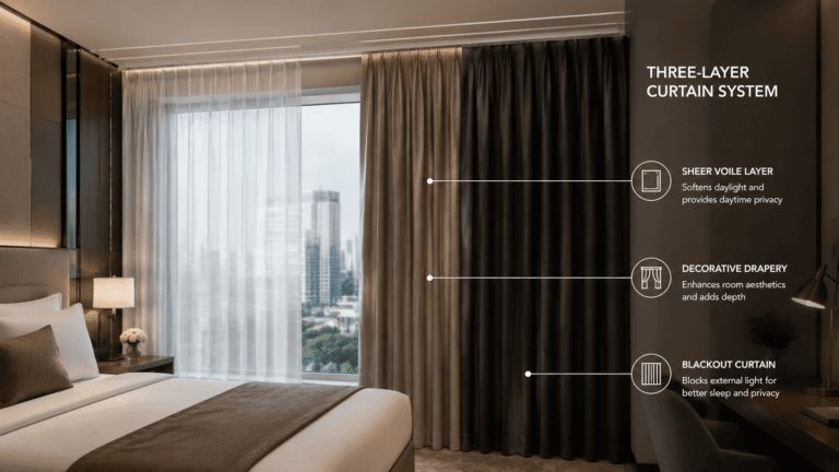12 Best Curtain Fabrics for Hotels: A B2B Buyer’s Guide